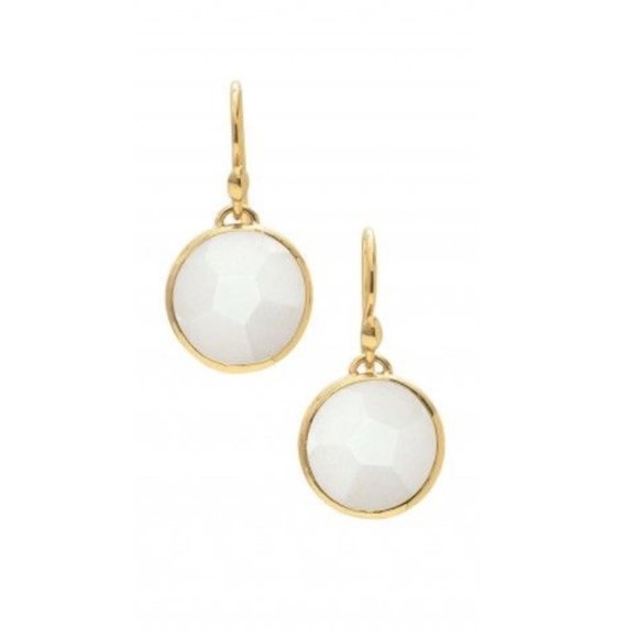 Stella & Dot | Retired Isla White Delicate Drop Dangle Earrings - Picture 5 of 10